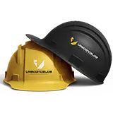 Capacete de segurança da equipe técnica Vasconcelos